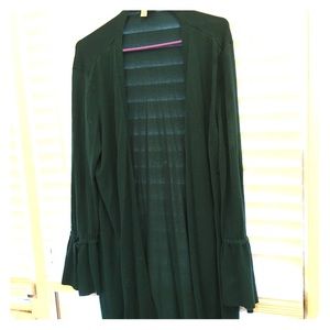 Fun Open Front Cardi with Ties